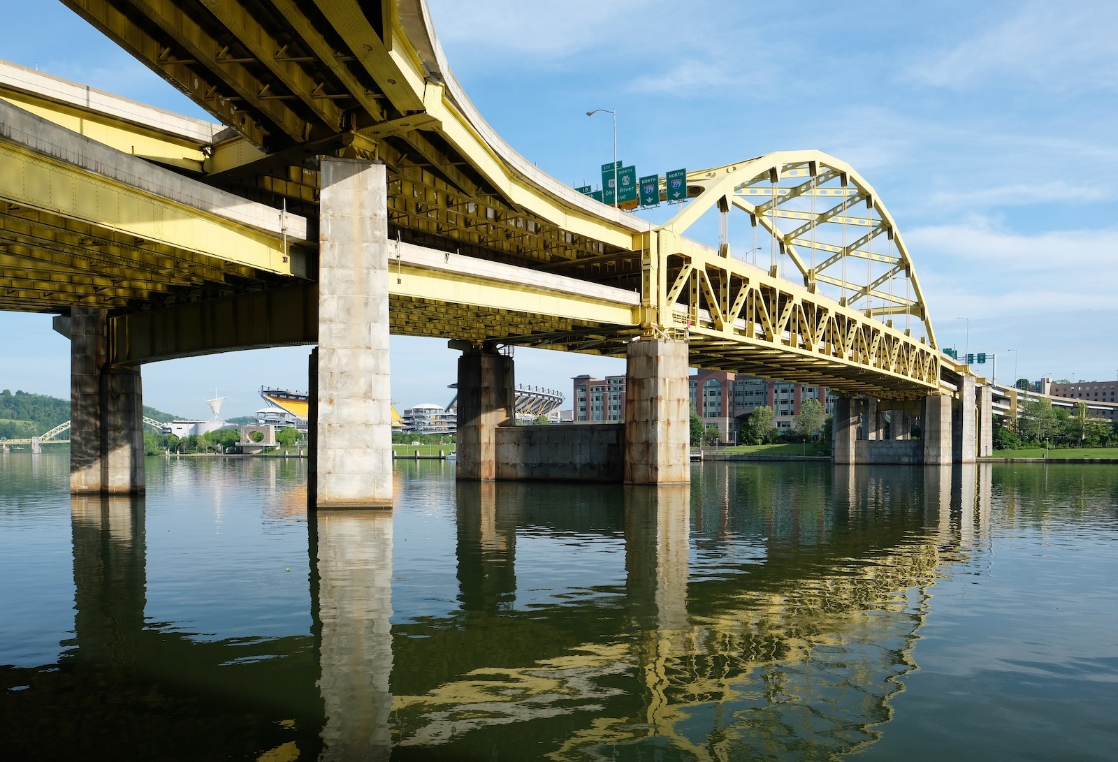 Fort Pitt Bridge in Pittsburgh, Pennsylvania